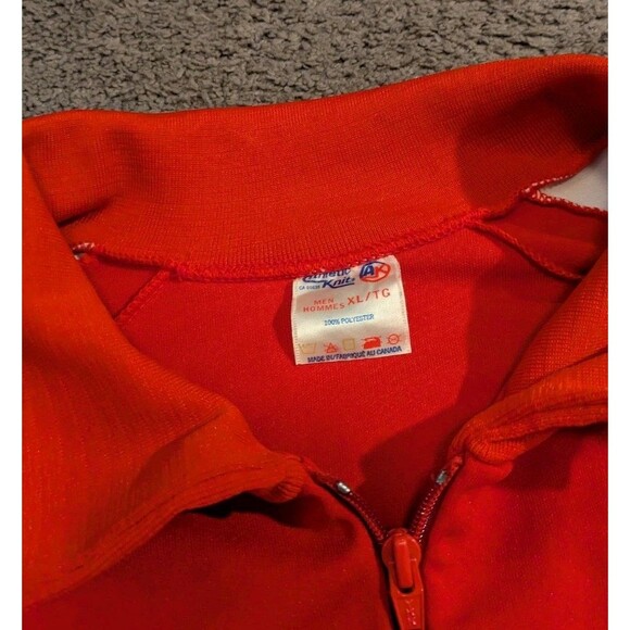 Vintage Athletic Knit Team Canada Warm Up Track Suit Made in Canada Men's XL - Picture 7 of 14